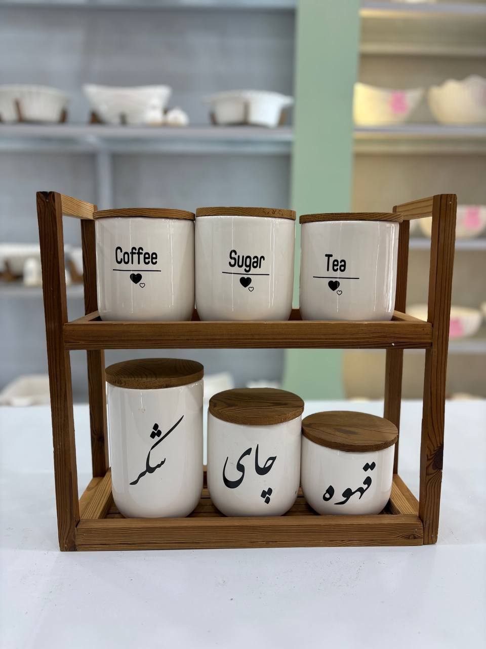 استند چوبی مدل دیارا