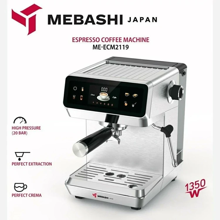 اسپرسوساز مباشی مدل ME-ECM2119 ظرفیت ۱.۸ لیتر